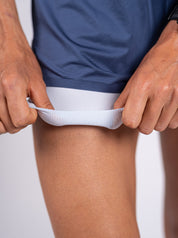 Short Running 2 en 1 LOOPER Femme Made in Italy et Recyclé — TOULON