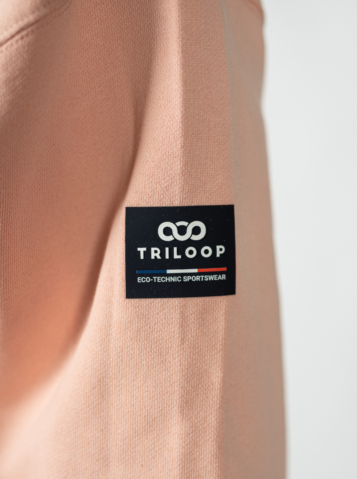 Pull coton Looper Unisexe Oversize Made in Portugal et Bio - Rose