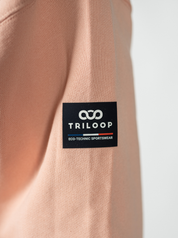 Pull coton Looper Unisexe Oversize Made in Portugal et Bio - Rose