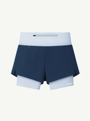 Short Running 2 en 1 LOOPER Femme Made in Italy et Recyclé — TOULON