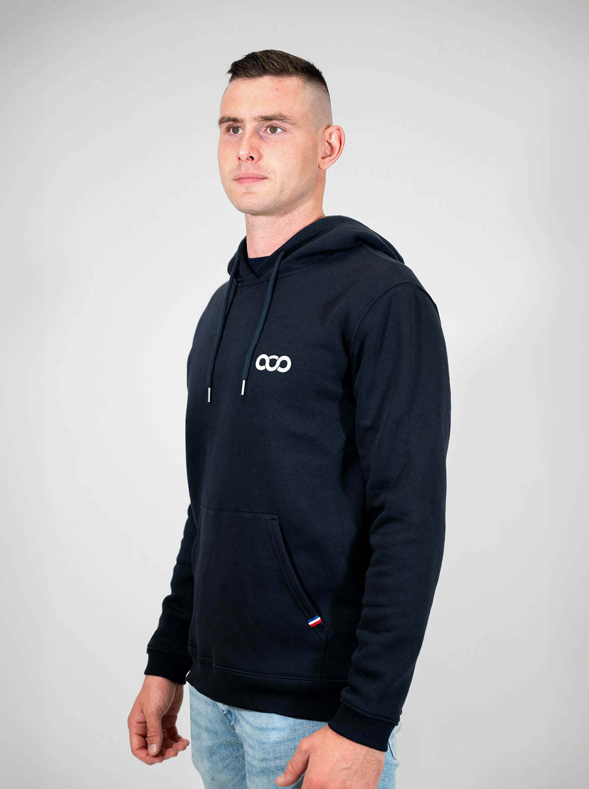 Men s Cotton Hoodie Made in France and Organic Triloop