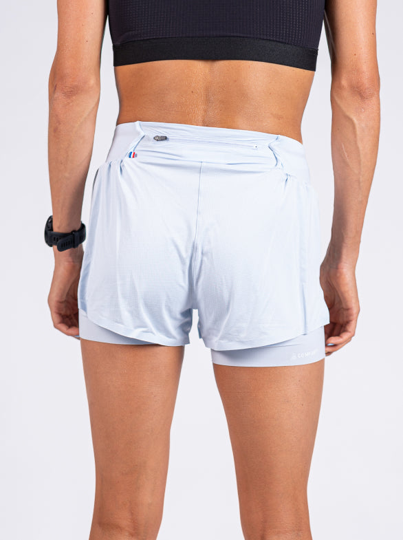 Women's 2-in-1 Running Shorts Made in France and Recycled — TOULON 