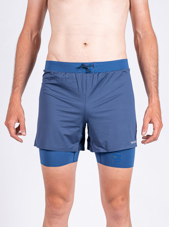 Men's 2-in-1 Running Short Made in France and Recycled — TOULON 