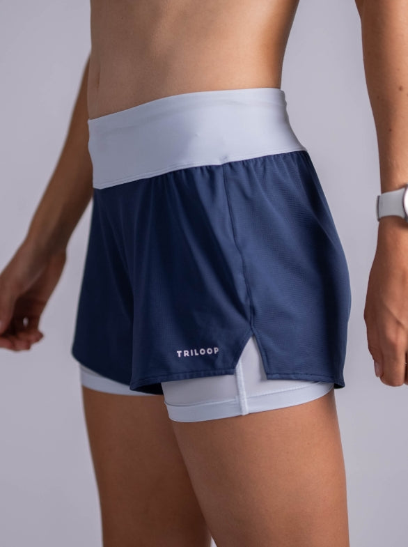 Short Running 2 en 1 LOOPER Femme Made in France et Recyclé — TOULON - Archive Sales