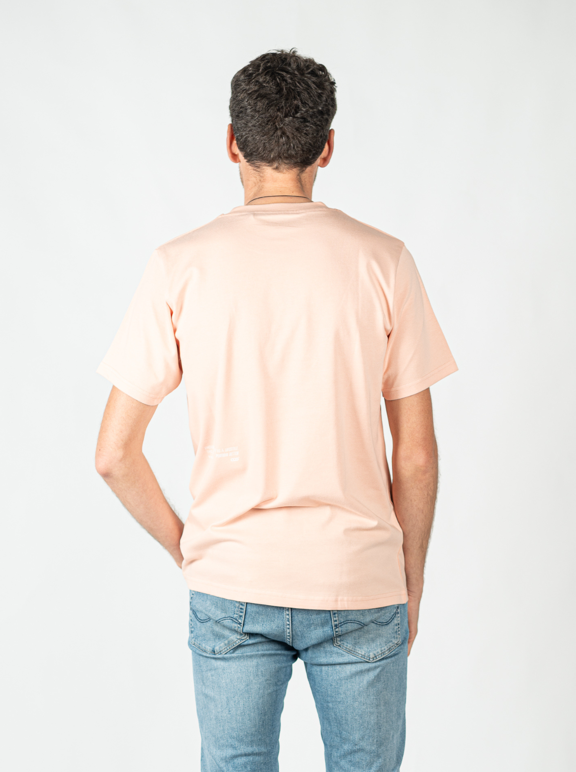 T-shirt coton Looper Unisexe Regular Made in Portugal et Bio - Rose