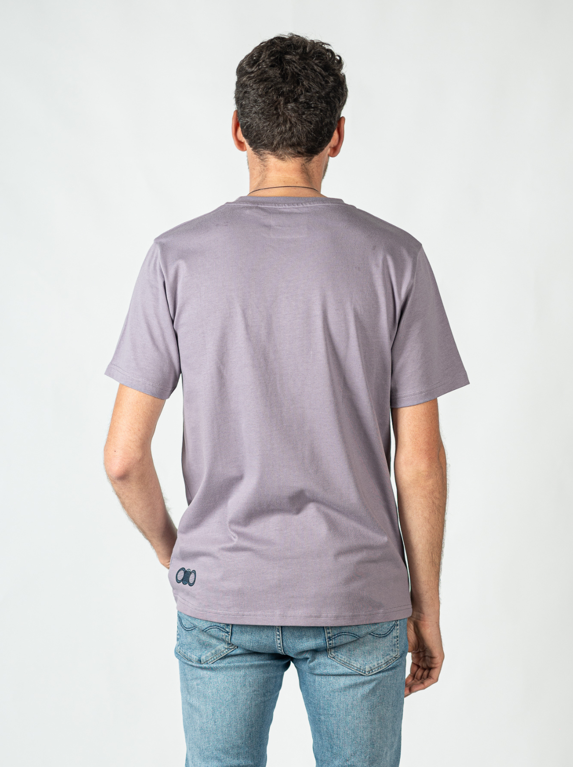 T-shirt coton Crew Looper Unisexe Regular Made in Portugal et Bio - Violet