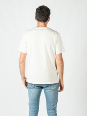 T-shirt coton Crew Looper Unisexe Regular Made in Portugal et Bio - Beige