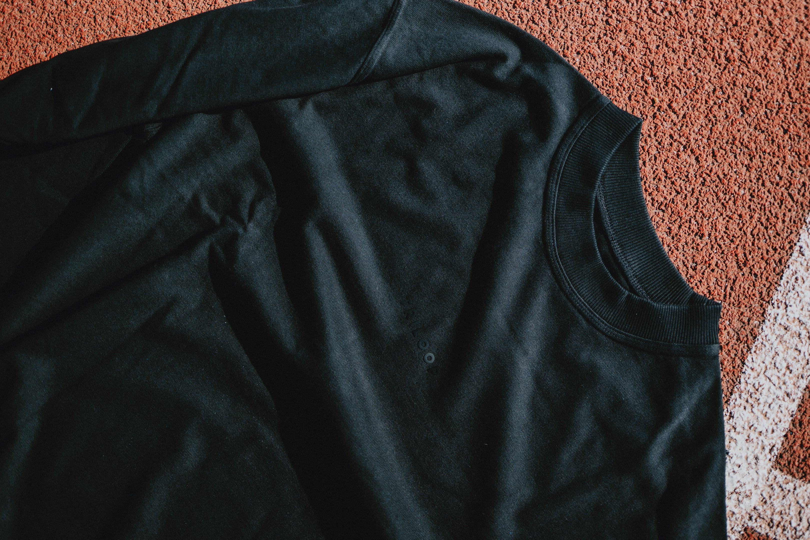 Tee-shirt Manches Longues Coton Bio UNISEXE Made in Portugal - Noir
