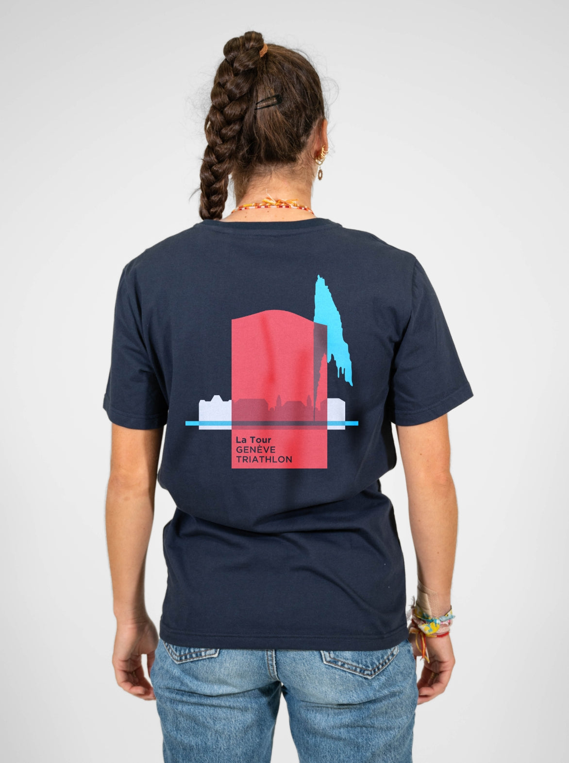 T-shirt coton Femme Made in France et Bio — La Tour Genève Triathlon