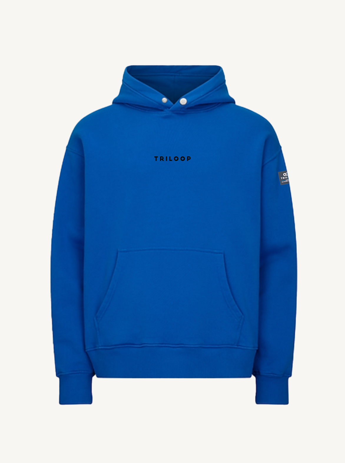 Pull à capuche Coton Bio UNISEXE Made in Portugal - Bleu