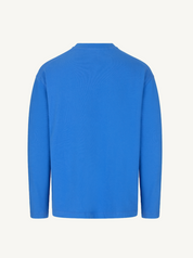 Tee-shirt Manches Longues Coton Bio UNISEXE Made in Portugal - Bleu