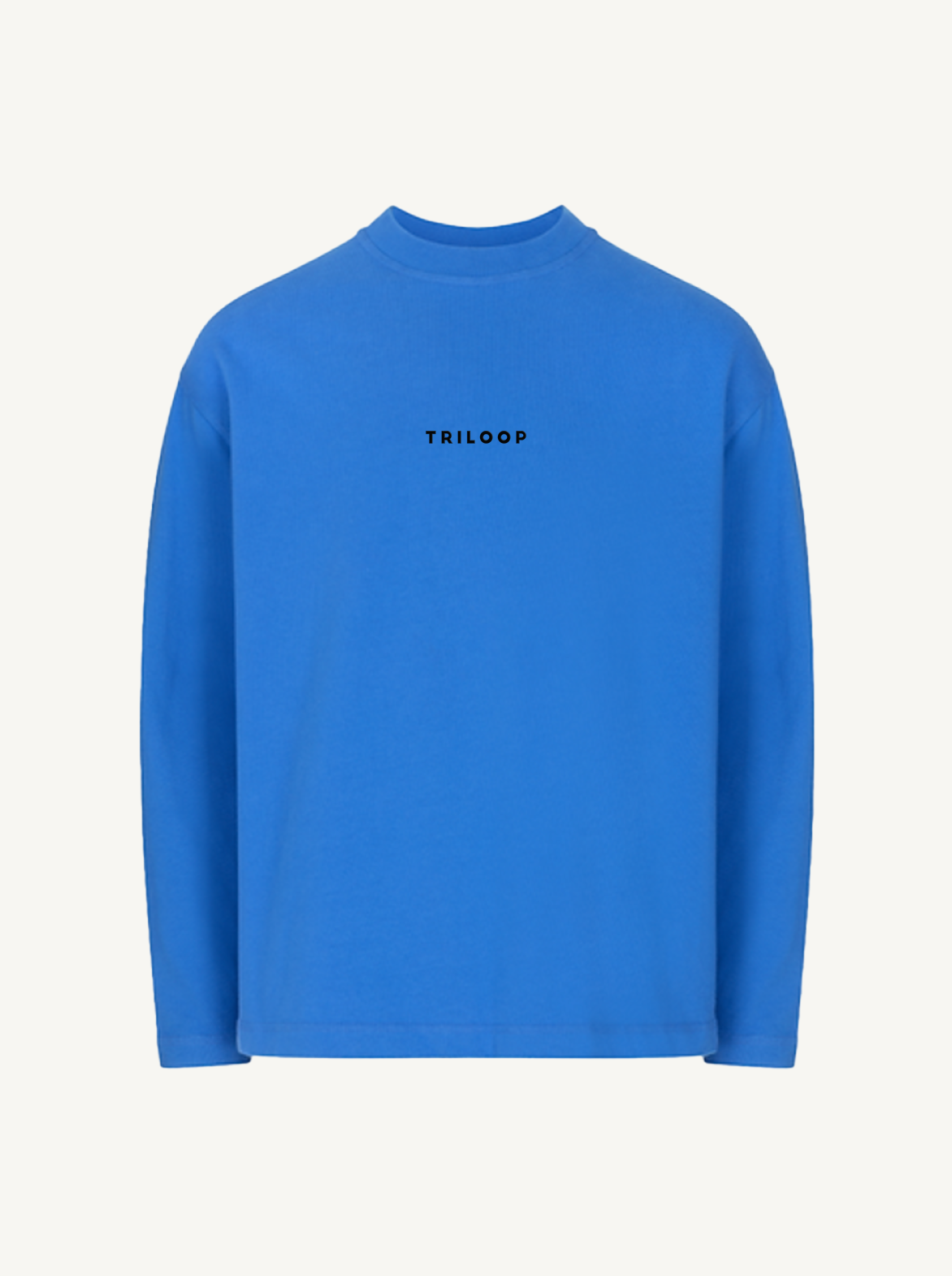 Tee-shirt Manches Longues Coton Bio UNISEXE Made in Portugal - Bleu
