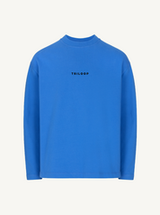 Tee-shirt Manches Longues Coton Bio UNISEXE Made in Portugal - Bleu