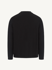 Tee-shirt Manches Longues Coton Bio UNISEXE Made in Portugal - Noir