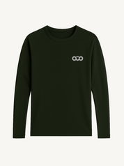 T-shirt Manches Longues Technique IMPACT Homme - Vert sapin