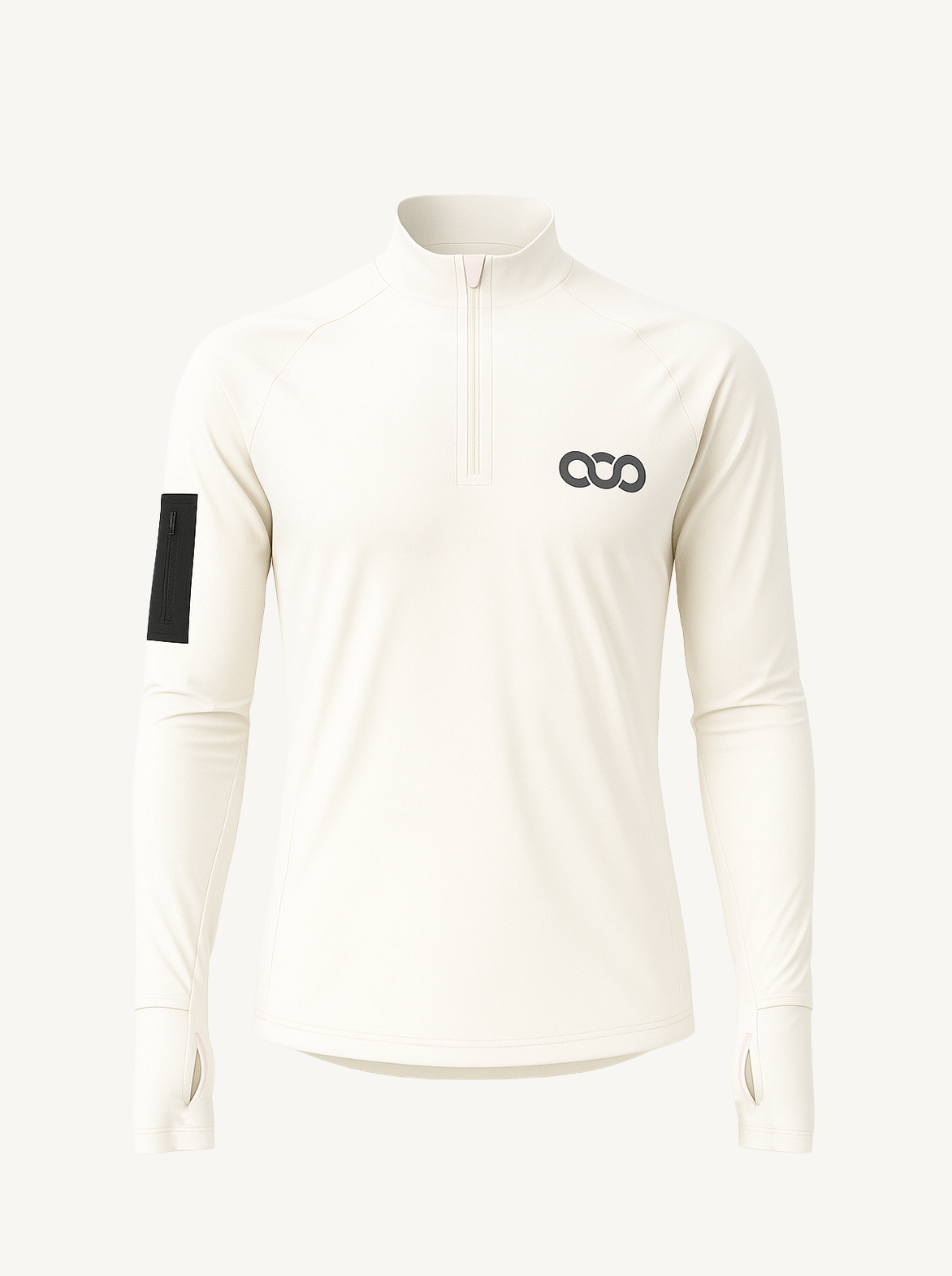 Polaire Zippée Running IMPACT Femme - Beige