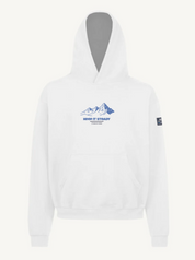 Pull Unisexe Made in Portugal et Coton Bio Blanc — Alpe d'Huez