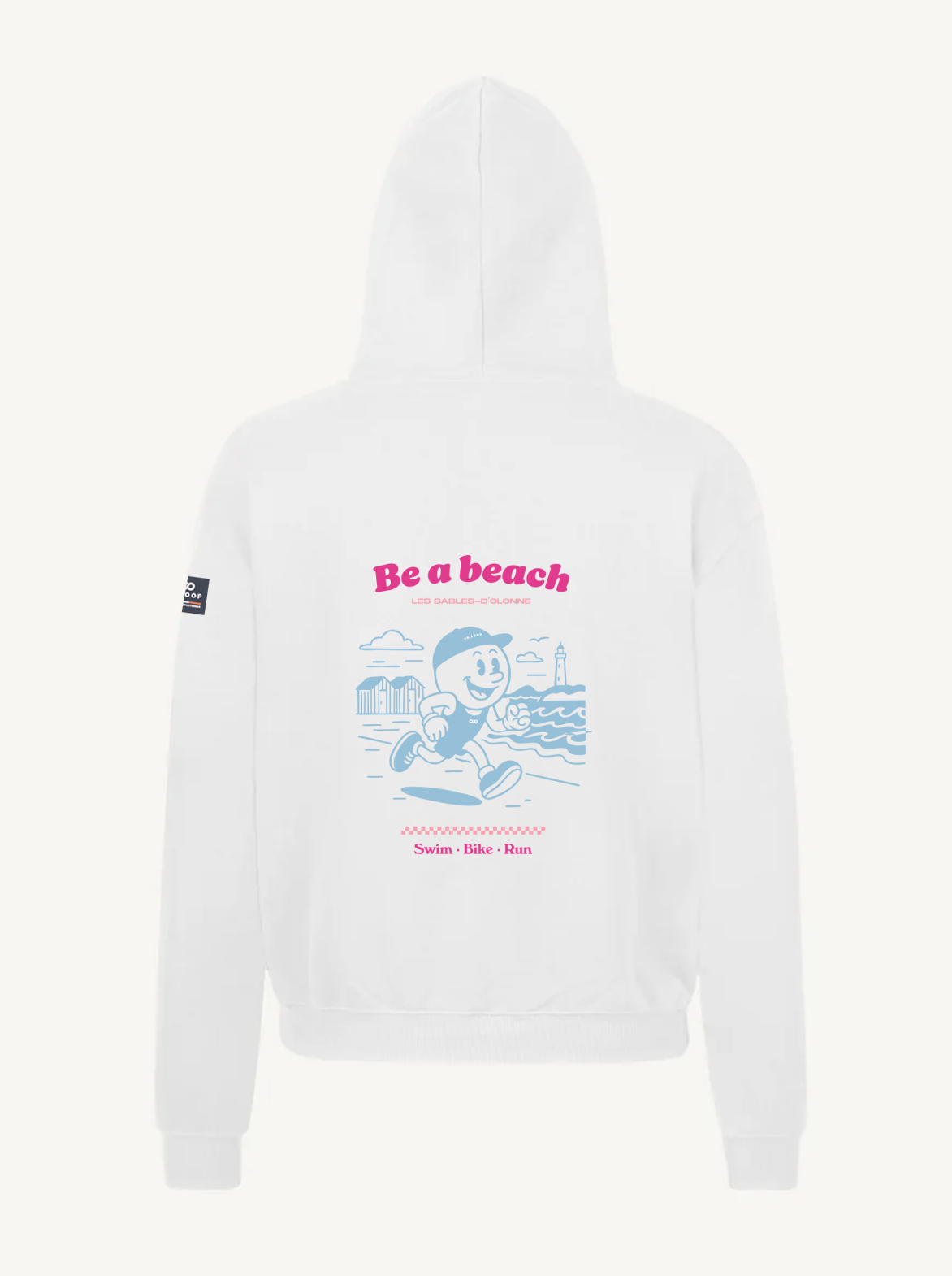 Pull Unisexe Made in Portugal et Coton Bio Blanc — Les Sables d’Olonne-Vendée