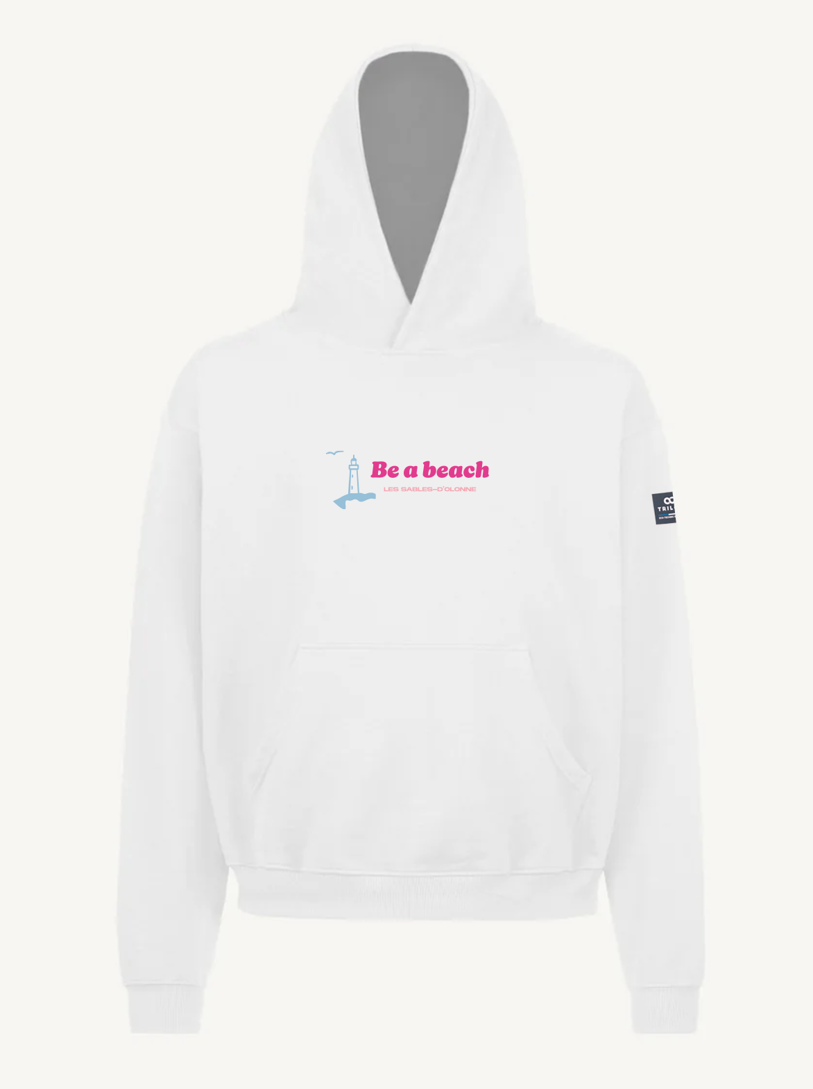 Pull Unisexe Made in Portugal et Coton Bio Blanc — Les Sables d’Olonne-Vendée