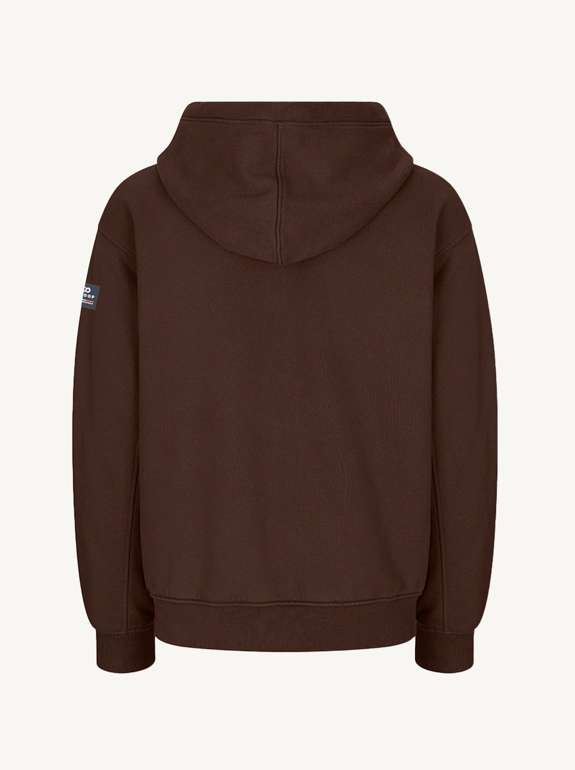 Veste zippée lifestyle UNISEXE Marron Made in Europe Coton Bio