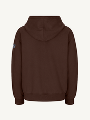 Veste zippée lifestyle UNISEXE Marron Made in Europe Coton Bio