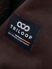 Veste zippée lifestyle UNISEXE Marron Made in Europe Coton Bio