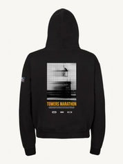 Pull Unisexe Towers Marathon La Rochelle x Triloop Made in Portugal Coton Bio - Noir