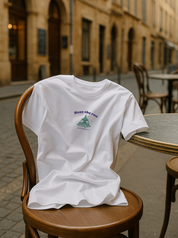 T-shirt Unisexe Made in Portugal et Coton Bio Blanc — Aix-En-Provence
