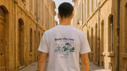 T-shirt Unisexe Made in Portugal et Coton Bio Blanc — Aix-En-Provence