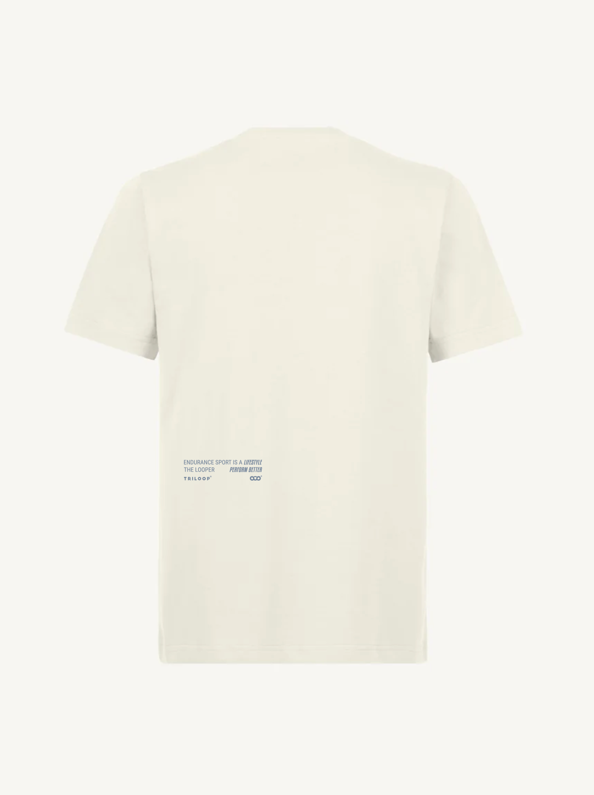 T-shirt coton Looper Unisexe Regular Made in Portugal et Bio - Beige