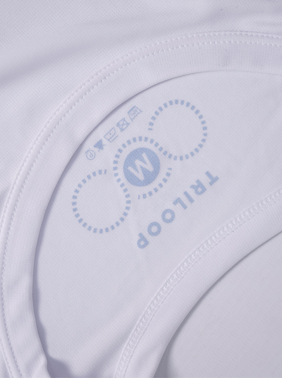 T-shirt Running Unisexe La Tour Genève Triathlon x Triloop Made in Italy - Blanc