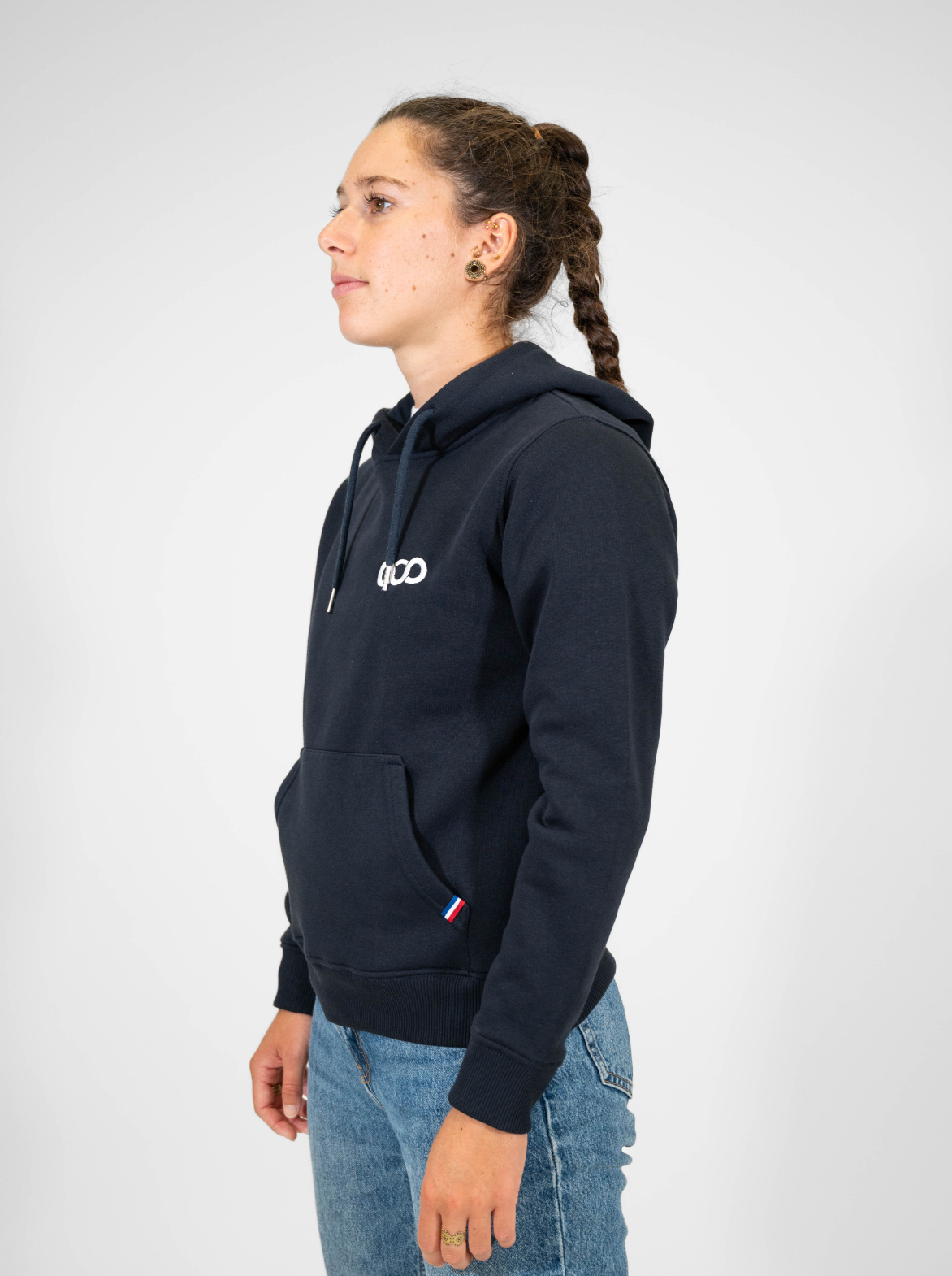 Women's Cotton Hoodie Made in France and Organic 