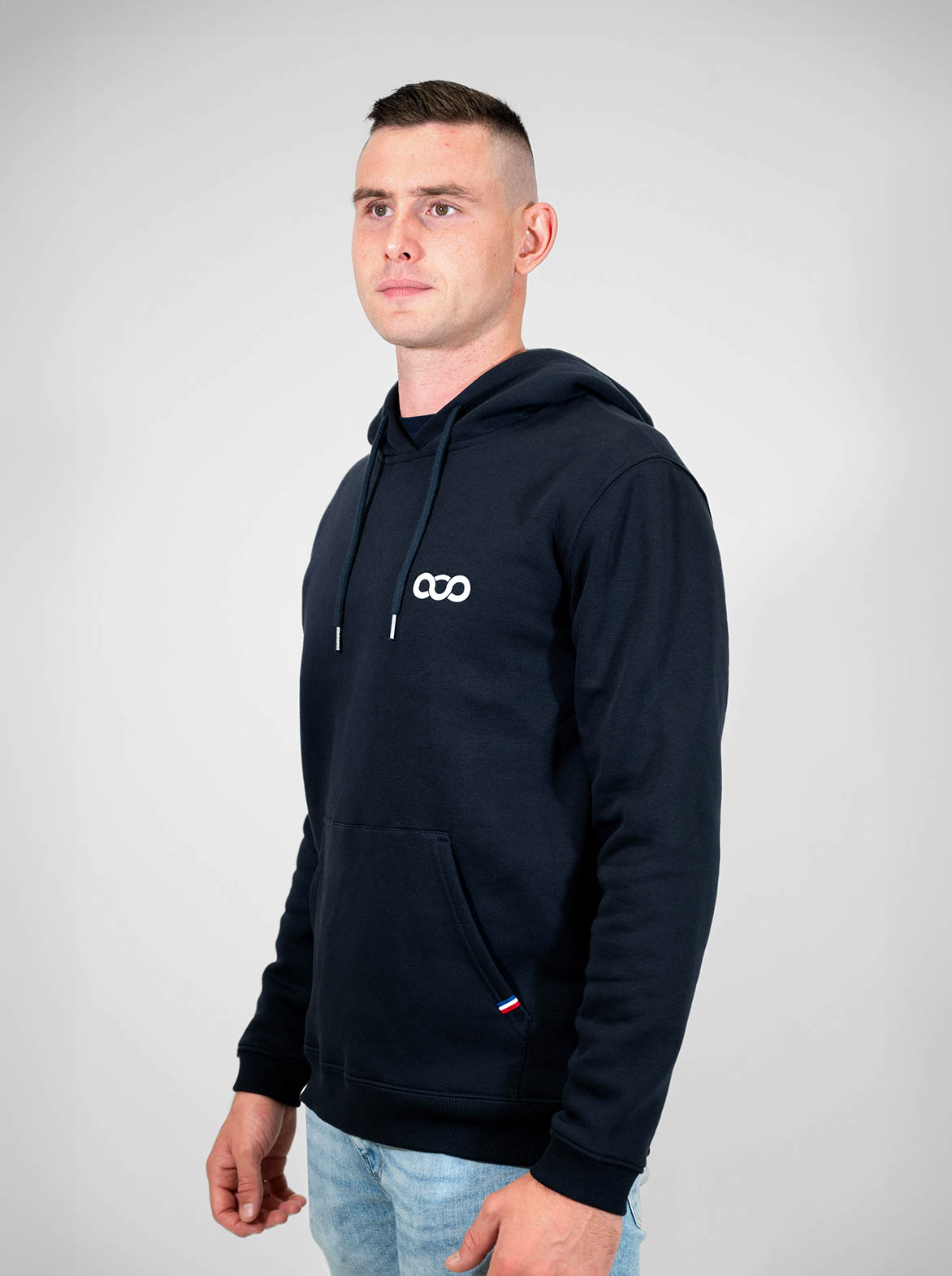 Men's Cotton Hoodie Made in France and Organic