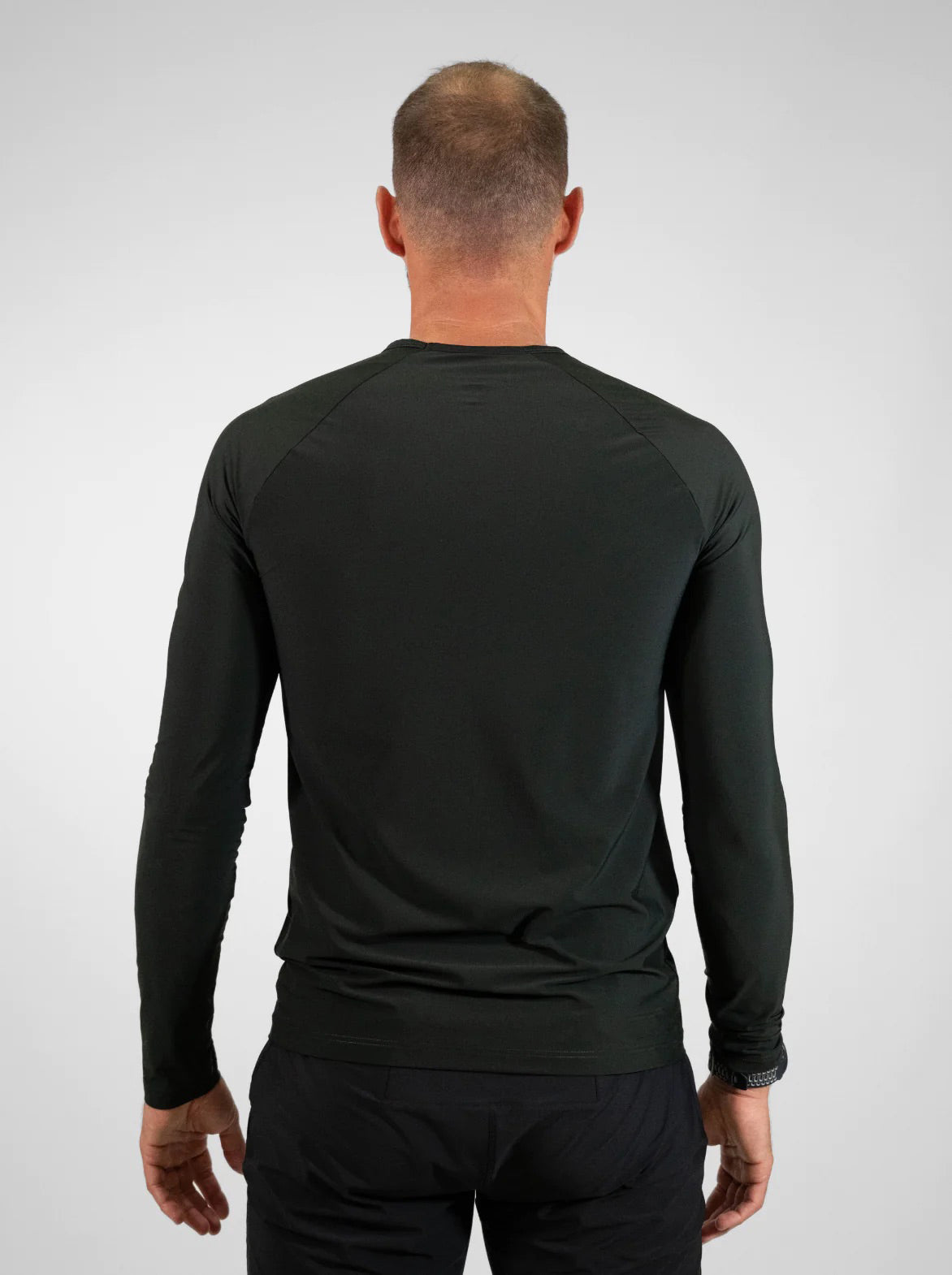 T-shirt Manches Longues Technique Homme - Vert sapin