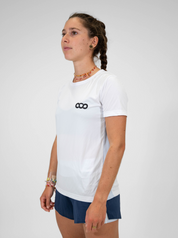 Women's Sustainable Running T-Shirt Made in France — SANTORIN