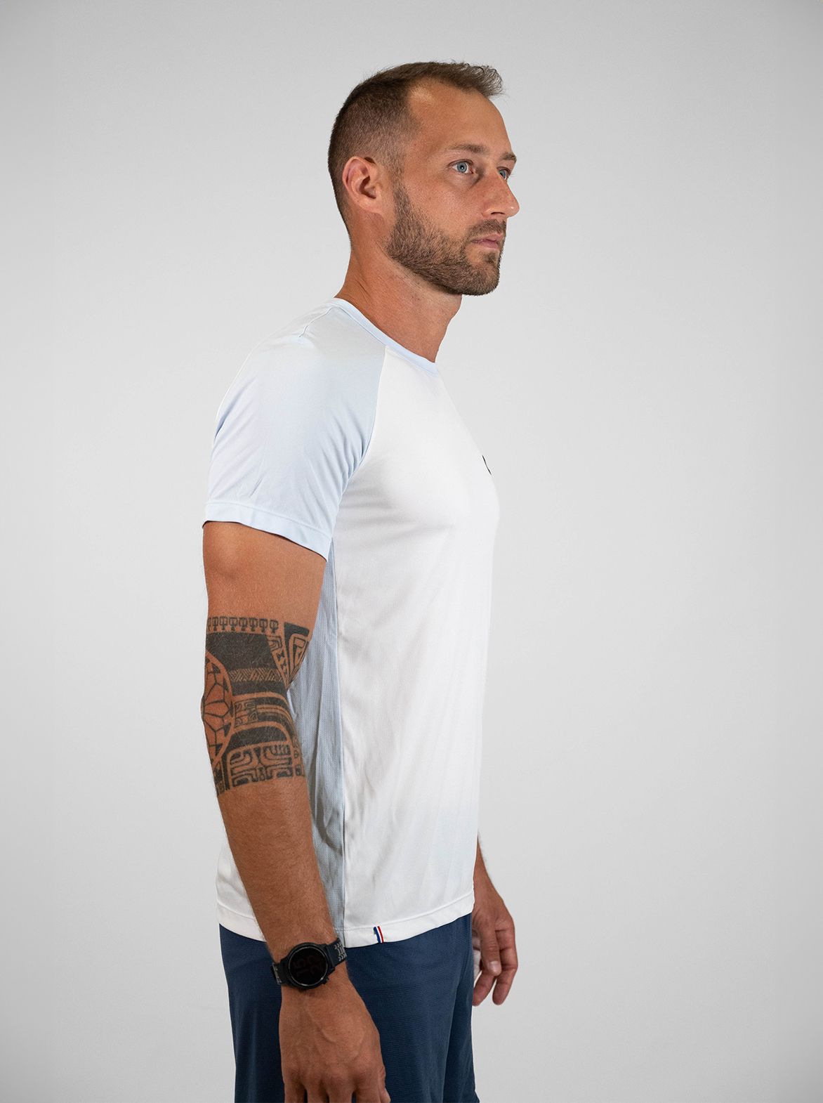 T-Shirt Running Homme Made in France et Recyclé — SANTORIN – Triloop