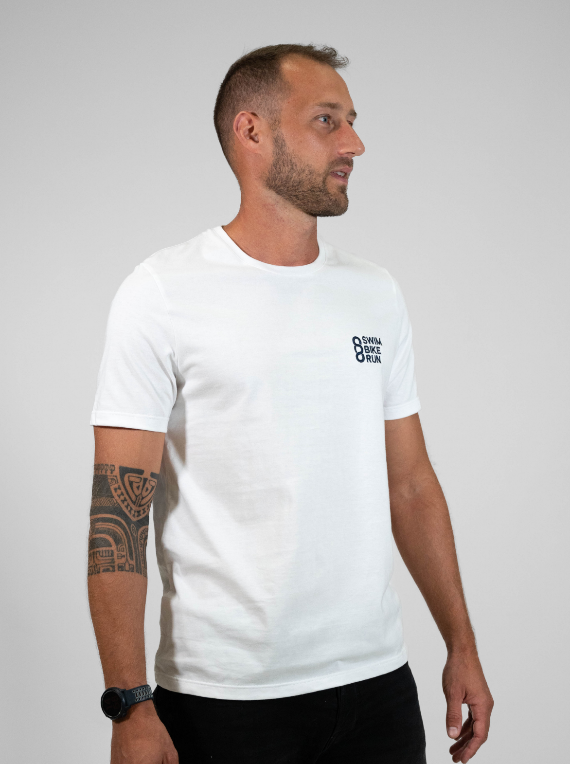 T-shirt coton LOOPER Homme Made in France et Bio — Swim Bike Run