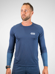 Men's Long Sleeves Running T-Shirt Made in France and Recycled — TOULON