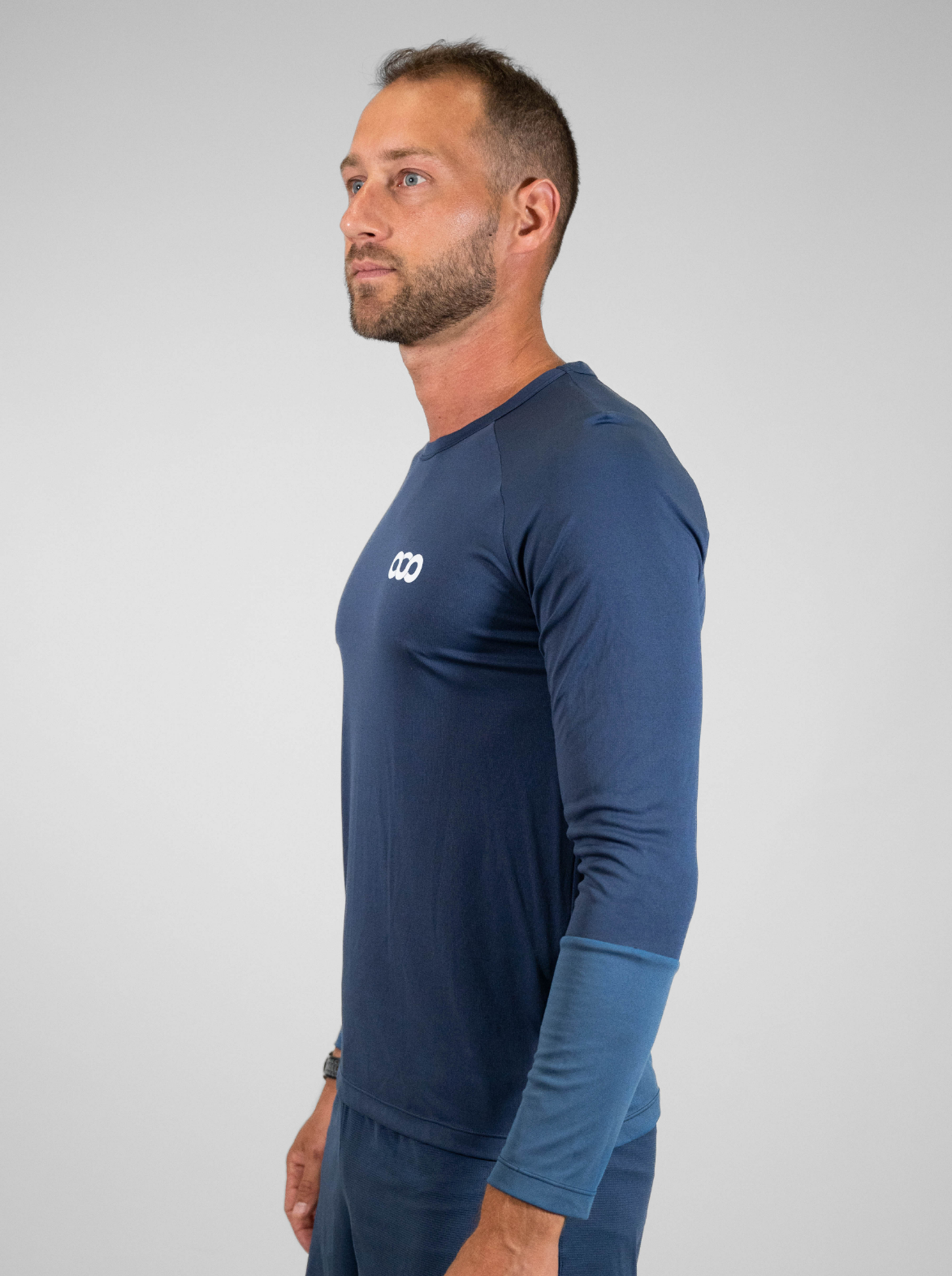 Men's Long Sleeves Running T-Shirt Made in France and Recycled — TOULON