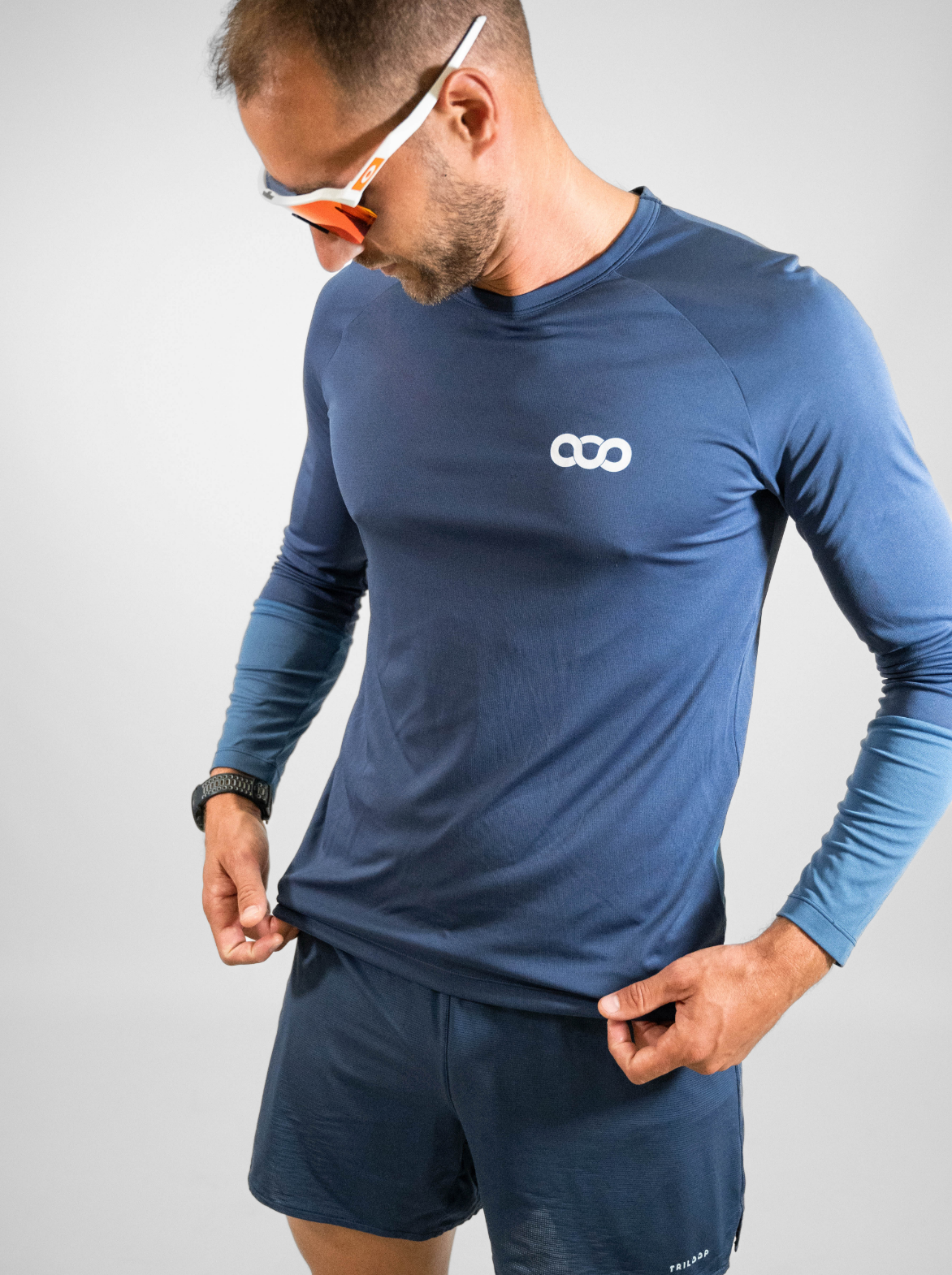 T-Shirt manches longues Running LOOPER Homme Made in France et Recyclé — TOULON