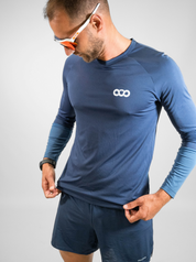 Men's Long Sleeves Running T-Shirt Made in France and Recycled — TOULON