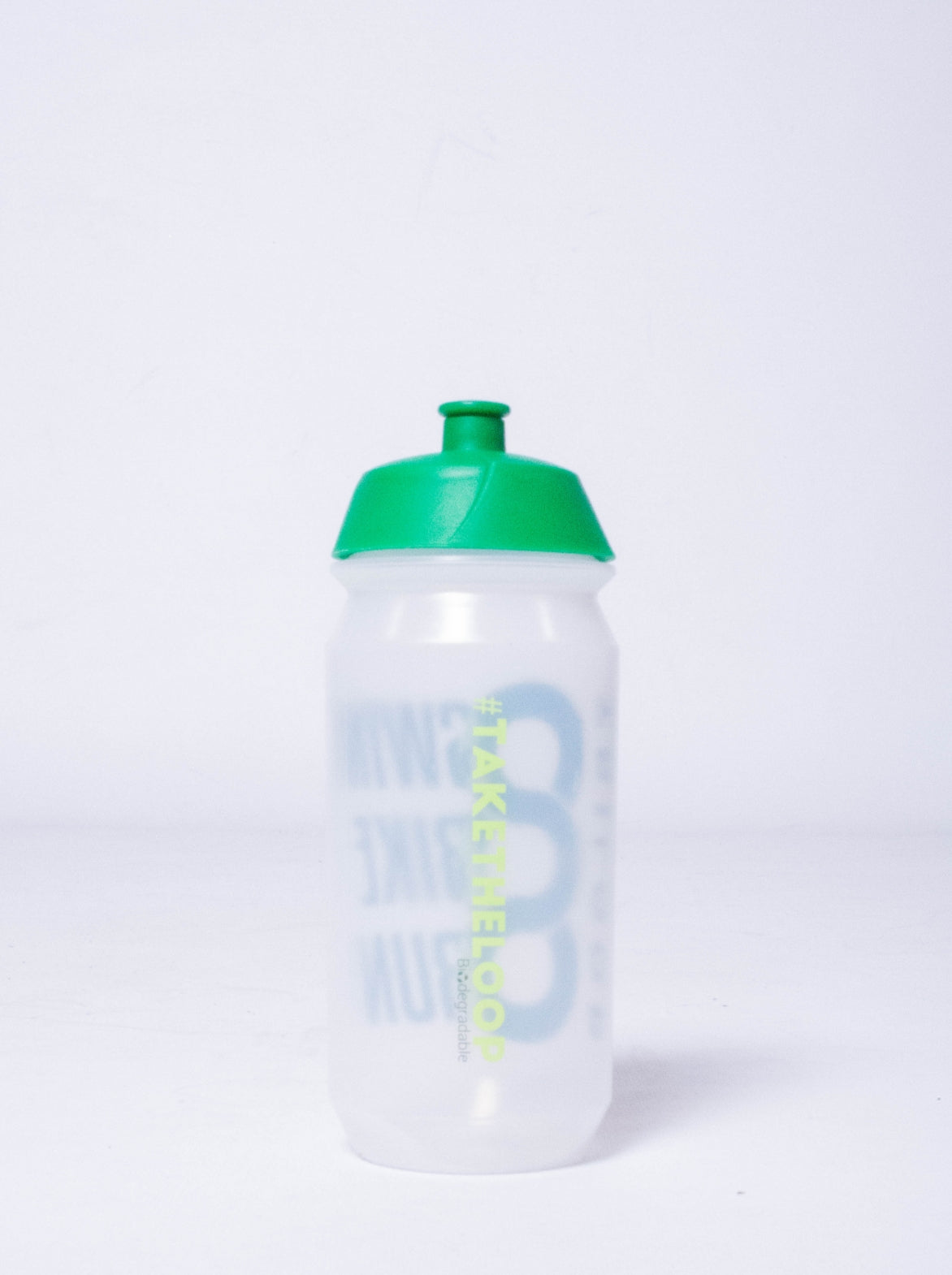 Transparent biodegradable water bottle