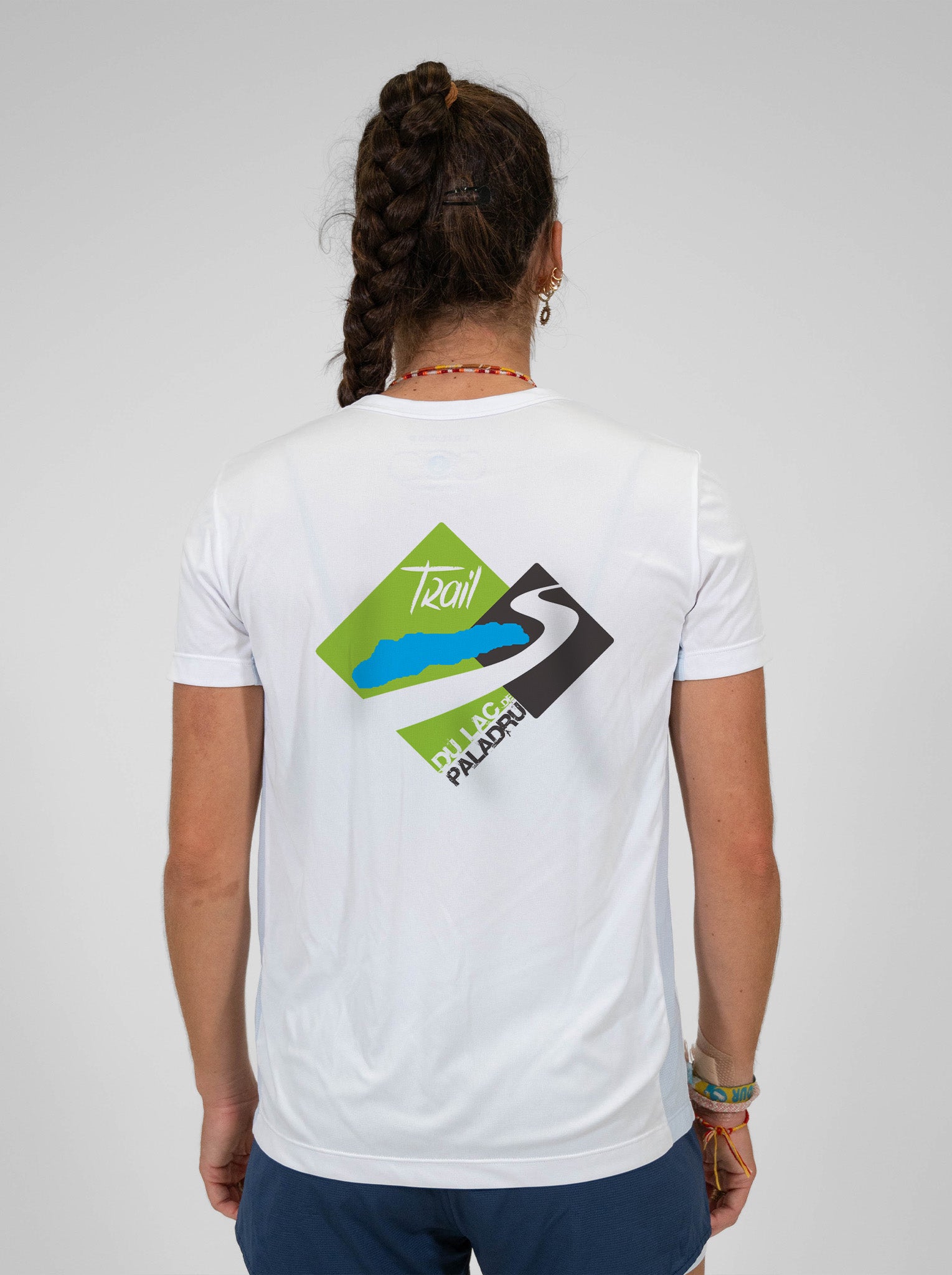 T-Shirt Running Femme Made in France et Recyclé — Trail du Lac de Paladru