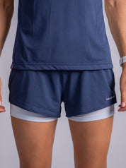 Short Running 2 en 1 LOOPER Femme Made in France et Recyclé — TOULON - Archive Sales