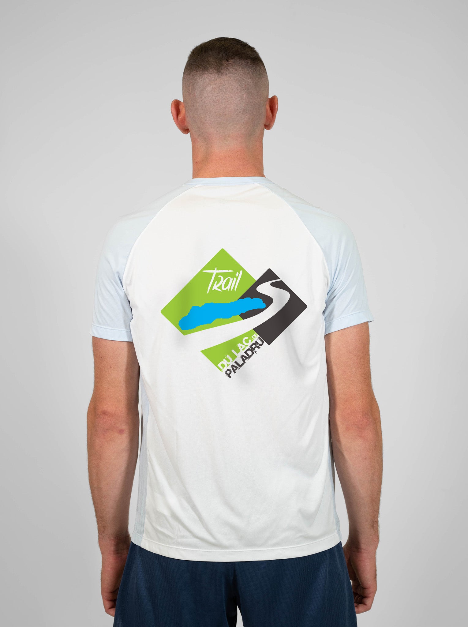 T-Shirt Running Homme Made in France et Recyclé — Trail du Lac de Paladru