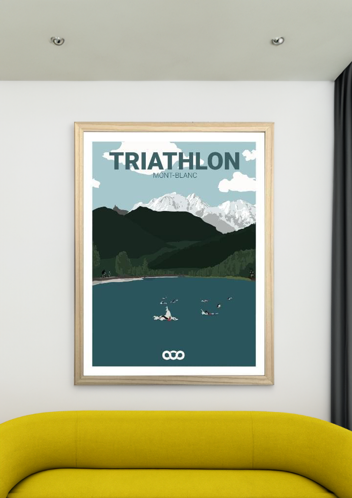 Poster Triathlon Mont Blanc