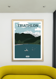 Poster Triathlon Mont Blanc