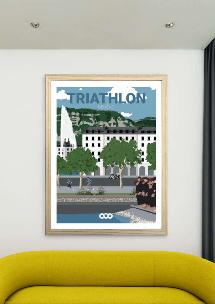 Poster Triathlon Genève