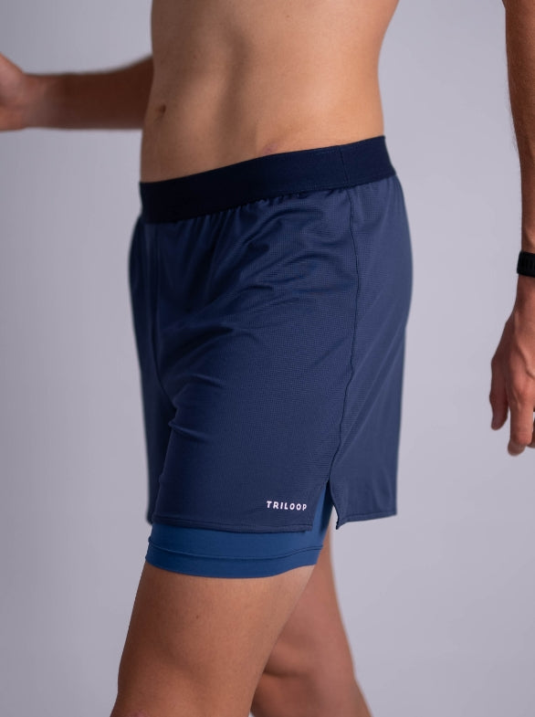 Men's 2-in-1 Running Short Made in France and Recycled — TOULON 