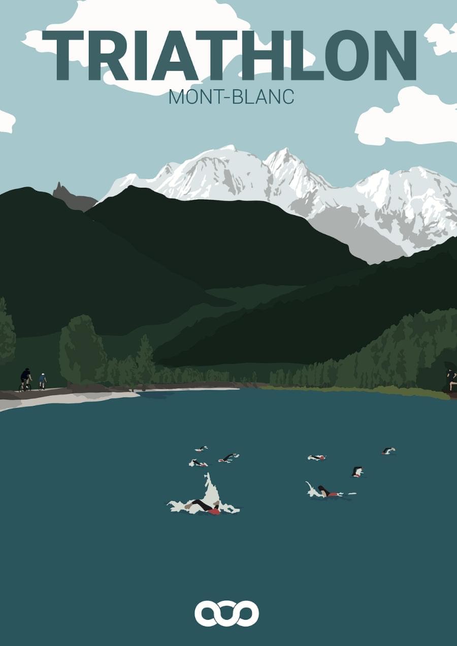 Poster Triathlon Mont Blanc